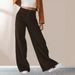 Suitable For All Seasons Women's Clothing 2024 Autumn Winter New Corduroy High Waist Slimming Casual Straight Long Pants For Women_ecoleips.com