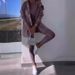 Women's Sports Casual Hooded Sweatshirt Thick Ribbed Slim Fit Vest And Pants Three Piece Set_ecoleips.com