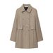 Women’s Wool-Blend Double-Breasted Coat – European Style Winter Short Jacket, Faux Fur Trim_ecoleips.com