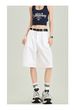 Casual Five-point Shorts Women's Spring And Summer New Simple Loose High-waisted Quick-drying Overalls_ecoleips.com