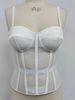 French Wire-Free Bustier Top – Mesh Corset Bra With Adjustable Straps (Black/Tan/White, XS-XL, Slim Fit, Sexy Lingerie Styling)_ecoleips.com