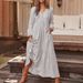 2026 Autumn/Winter European And American Foreign Trade Women's Clothing: Buttoned Cotton-Linen Vintage Casual_ecoleips.com
