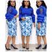 Women's Clothing Elegant Lace Trim Floral Print Bodycon Dress – Plus Size A-Line Midi Dress For Women (Pink/Yellow/Green)_ecoleips.com