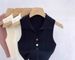 Women's Sweet Petite Style Knitted Camisole Tank Top Skin Friendly Sleeveless Collar Summer Top_ecoleips.com
