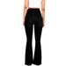 2025 Jeans, Women's Slimming High Waist And Hip Upward Bellbottom Pants_ecoleips.com