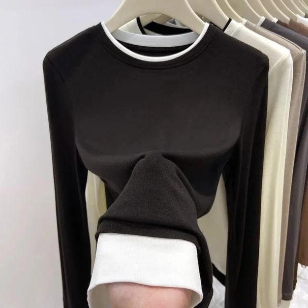 Autumn/Winter Top: European-Made Fabric With Thermal Properties; Features A Warm Design With Contrasting Colors And A Fa_ecoleips.com
