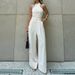 Women's Straight Leg Jumpsuit Halter Neck Summer Style Versatile_ecoleips.com