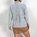 Christmas Sweater Women's Fashion Semi-Turtle Neck Long Sleeve Pullover With Reindeer Jacquard Knit Top_ecoleips.com