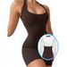 Fashion Summer Women's Clothing Solid Color Hollow Neck Backless One-piece Sports Shorts High Waist Tight_ecoleips.com