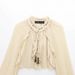 Women's Clothing Winter New Women's Layered Decoration Romantic Style Casual Long Sleeve Shirt Lace Up Top_ecoleips.com