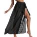 Women's Midi Skirts Beach Wrap Cover Ups Semi-Transparent Multi-Wear Options Sexy Vacation Style Polyester Spring/Autumn Summer Winter_ecoleips.com