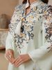 Muslim Chic Print Plus Size New 2026 Fringe Design Rhinestone A-Line Dress, Elegant Long Dress With Unique Patterns And Decorations_ecoleips.com