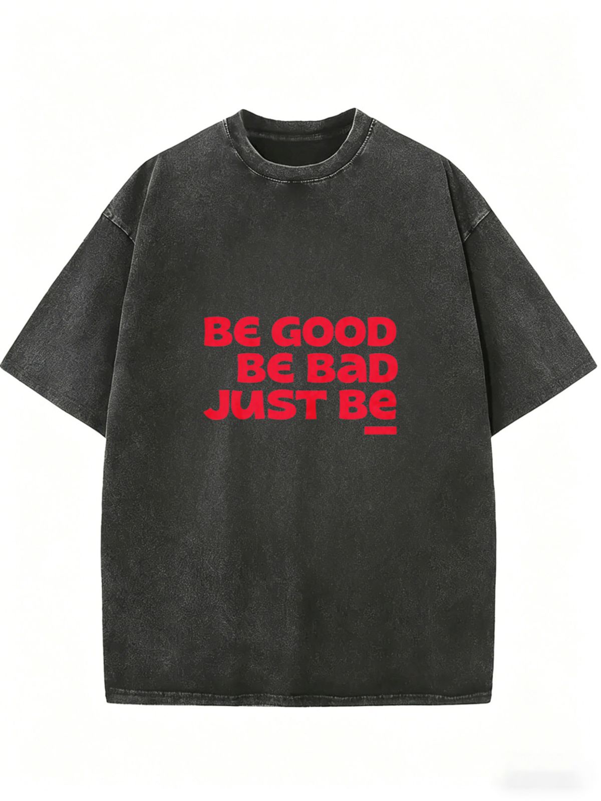 Women's Vintage Washed Oversized T-Shirt, Relaxed Crew Neck Short Sleeve Top For Casual Daily Wear And Summer Comfort_ecoleips.com