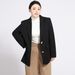 Plus-size Casual Blazer Women, 2025 Autumn And Winter New Style, Black, Versatile Commuting, Loose Design Jacket For_ecoleips.com