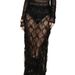 Women's Clothing Women's Slim Fit Elegant Sequined Midi Skirt Style Sexy Tassel Versatile Bottoms For Formal & Casual_ecoleips.com