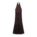 Elegant Long Fishtail Sequined Dress Sexy Banquet Party Women's Clothing_ecoleips.com