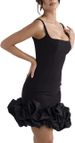 Verve 2025 Women's Strap Tube Top Ruffle Sexy Short Party Little Dress_ecoleips.com
