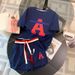 Casual Sports Suit For Women 2024 Summer New Loose Mid-Pants Short Sleeve Fashionable Running Two-Piece Set Stylish And_ecoleips.com