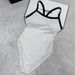 Women's Slimming Solid Color Swimsuit Spaghetti Strap High Waisted One Piece Sexy Alluring Hot Springs High End Style_ecoleips.com