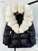 European Station Winter New High End Fur Fox Large Fur Collar Hooded Down Jacket Women's Medium And Long Thick Coat_ecoleips.com