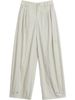 CHIC VEN Women's Pants Solid Loose High Waist Slim Wide Leg Trousers Casual Thin Female Sport Pant Spring Summer 2025_ecoleips.com