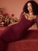 Mozision Elegant Sheer Long Sleeve Sexy Maxi Dress For Women Fashion Mesh Strapless Backless Club Party Sexy Long Dress 2024_ecoleips.com