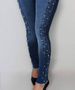Women's Clothing High Waisted Studded Beaded Push Up Hip Lifting High Stretch Leggings_ecoleips.com