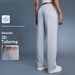 Women's Autumn/Winter High Waisted Casual Wide Leg Pants, Fashionable And Versatile, Elastic Drawstring Long Pants, Loose Fit Sports Sweatpants DAW167_ecoleips.com