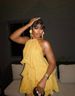 Elegant Yellow Floral French-Inspired Halter Neck Dress With Ruffled Hem & Tiered Skirt For Summer Vacation_ecoleips.com