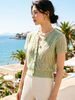 Skin-Friendly Loose Breathable Hollow Short Sleeve Knit Cardigan_ecoleips.com