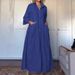 Elegant Embroidered Oversized Shirt Dress With Lace Detail – Comfortable Loose Fit, Long Sleeve, A-Line Silhouette For Women, Available In Multiple_ecoleips.com