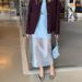 Talenza Summer See Through Skirt Women's Fashion High Waist Slim Office Lady Streetwear Long Skirt 2025 Female New Long Skirt_ecoleips.com