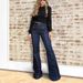 Women's Clothing Retro High-Waisted Women's Flared Jeans Slimming Elegant Trousers For Formal And Casual Wear Spring Summer Style_ecoleips.com