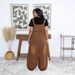 Women's Casual Loose Fitting Denim Overalls Spring/Summer Lantern Jumpsuit With Slanted Pockets Regular Thickness Polyester_ecoleips.com