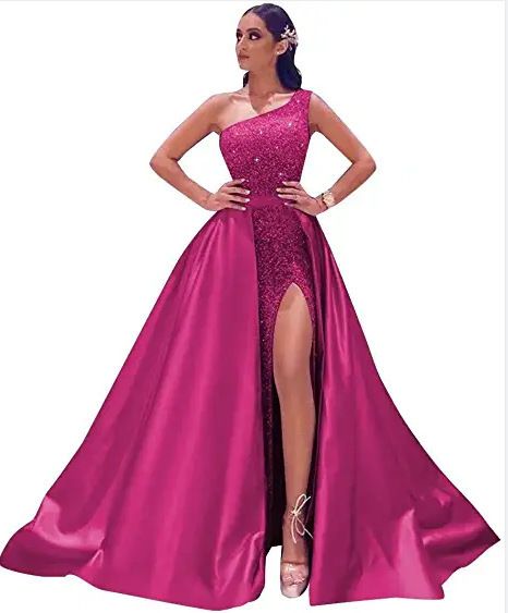 Women's ClothingTube Top Slit Evening Dress Wish Host Women's Dress Dress New Style_ecoleips.com