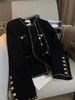 Women's Clothing light luxury small tweed black short jacket all-match royal sister style baseball jacket spring_ecoleips.com