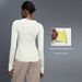 Autumn Long Sleeved Yoga Wear, Outdoor Running Fitness Wear, Top With Invisible Pockets, Sports T Shirt, Women's D25149_ecoleips.com