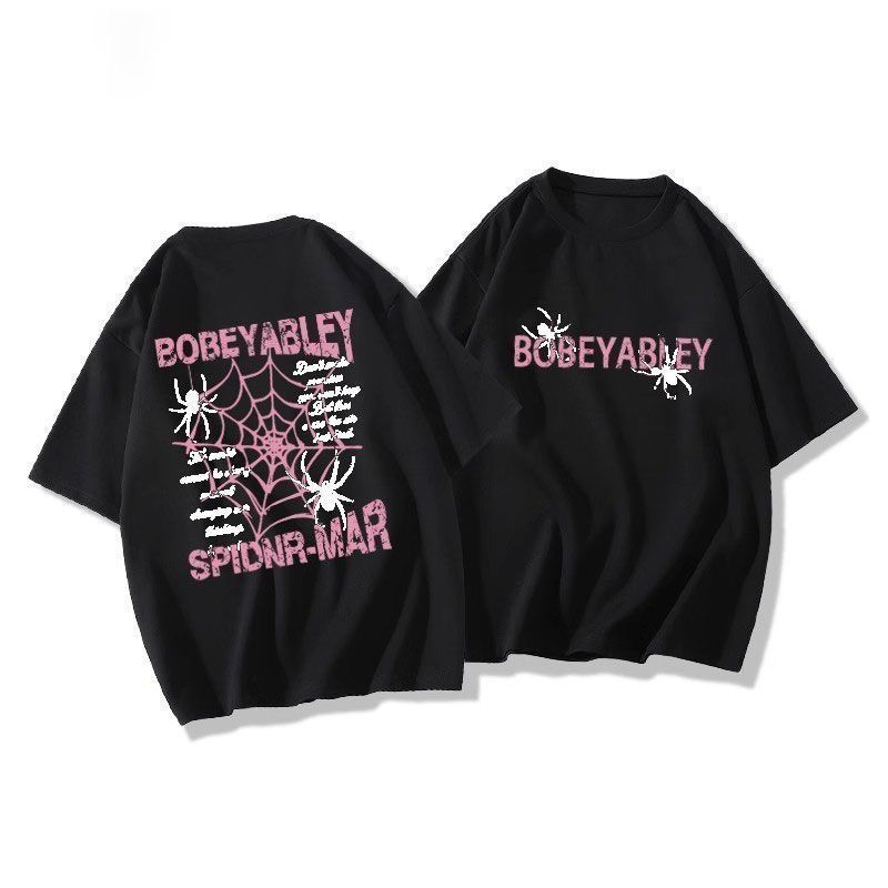 women's High-quality Round-neck Pullover Short-sleeved T-shirt_ecoleips.com
