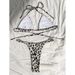 Women's Clothing Leopard Print Beach Bikini Halter Neck Backless Summer Beach Bikini_ecoleips.com