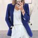 K New Corduroy Cardigan With A Temperament Slimming Solid Color Casual Professional Blazer Coat._ecoleips.com
