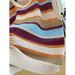 Women's Clothing Retro Contrast Color Striped Sweater Hollow Design Sleeveless Top Loose Slim T Shirt_ecoleips.com