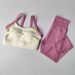 Cross-Border Hot-Selling High-Intensity Kitten Ear Series Yoga Clothing Two-Piece Sports Wear Gym Set For Women_ecoleips.com