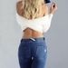 Women's Clothing Comfortable Mid-Rise Yoga Jeans – High Elasticity Stretch Denim Pants For Women, Hip Lifting & Slim Fit_ecoleips.com