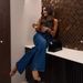 Women’s Clothing Spring And Summer New Women's Sleeveless Vest Fashionable Wide Leg Denim Suit_ecoleips.com