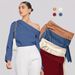 Women's Clothing Women's Pleated Satin Shirt Top Asymmetrical Off-Shoulder Long Sleeved Spring/Summer Asymmetrical Long Sleeved Shirt_ecoleips.com