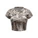 Aria Basics Aria Basics BE Women's Clothing|Spring Summer European American Trendy Brand Hot Girl Short Shoulder Camouflage Vest Casual Sports_ecoleips.com