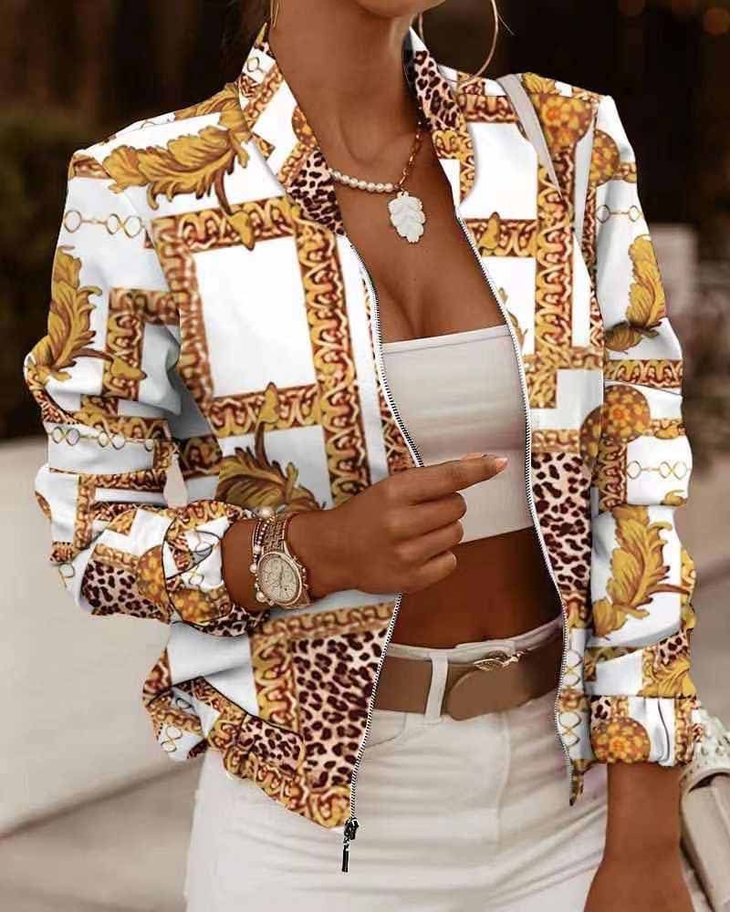 Women's Long Sleeved Zippered Cardigan Jacket Small Size Outerwear Bestselling Independent Website_ecoleips.com