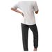2026 European American Cross-border Wish Foreign Trade Women's New Fashion Heart-pattern Two-piece Long Pants And_ecoleips.com