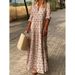 Women's Clothing Clothing Summer New Retro Stand Up Collar Large Size Fashionable Loose Dress Long Style_ecoleips.com