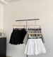 Free Belt Cloud High Waist Thin Skirt White Summer Bud Skirt 2025 Tutu Skirt New Cake Lantern_ecoleips.com